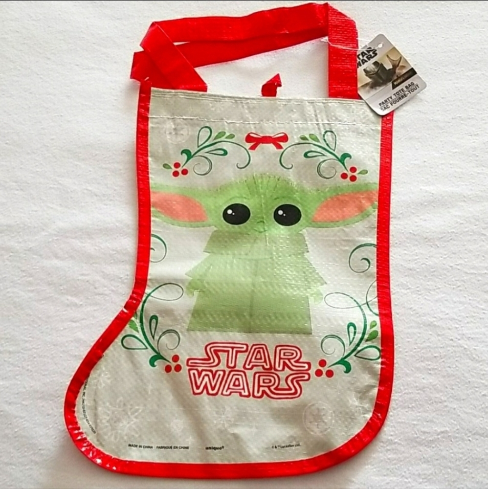 NEW Star Wars Yoda Eco-friendly Tote Bag - Holiday Stocking